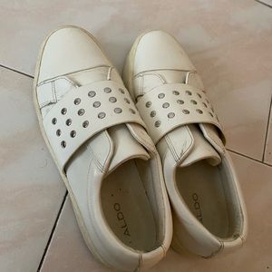 Aldo white sneakers
